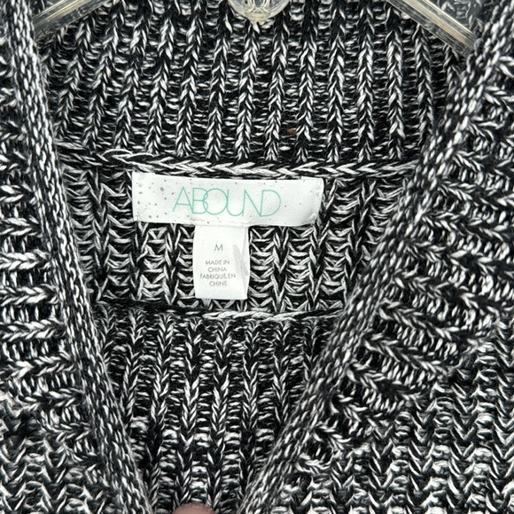 Abound Black marbled Pullover Sweater Medium NWT - Picture 5 of 5